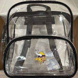 Minnesota Vikings Mini Clear Backpack Brand NEW MADE IN CANADA